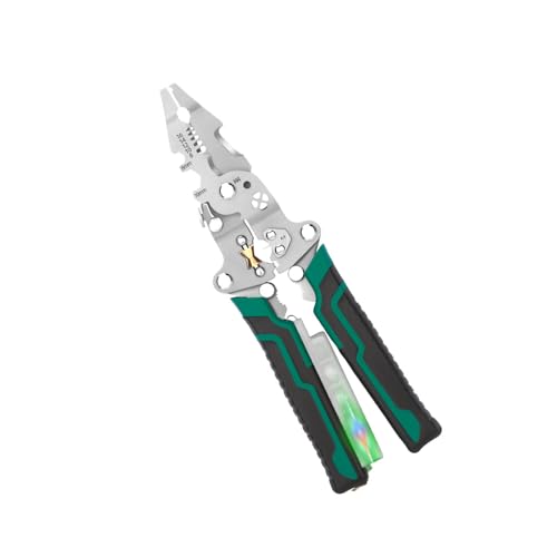 4-in-1 Faltbare Abisolierzange Crimpzange Kabelschneider Professionelle elektrische Abisolierzange Professionelle Drahtabschlusszange 4-in-1 Faltbare Abisolierzange Crimpzange Kabelschneider Professionelle elektrische Abisolierzange Professionelle Drahtabschlusszange von ZEPFJHE