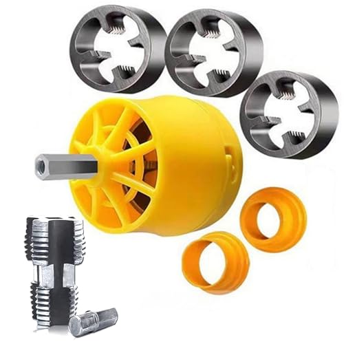 7pcs Gewinde Maker Werkzeug Set Kunststoff Rohr Gewinde Wäschessatz Set Sanitär von ZEPFJHE