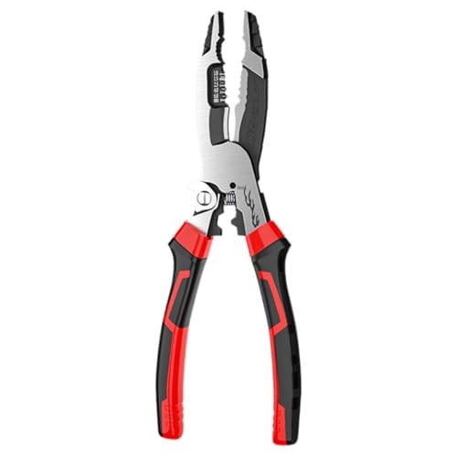 Abisolierzange mit ergonomischem Griff, Kabelschneider, Crimpzange für sichere Aufbewahrung und einfache Tragbarkeit Abisolierzange mit ergonomischem Griff, Kabelschneider, Crimpzange für sichere Aufbewahrung und einfache Tragbarkeit von ZEPFJHE