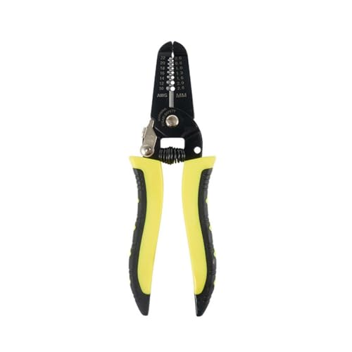Abisolierzange mit ergonomischem Griff, multifunktionales elektrisches Werkzeug für sicheres Entfernen und Verbinden von Isolierung, Abisolierzange, professioneller Abisolierzange, Crimpzange Abisolierzange mit ergonomischem Griff, multifunktionales elektrisches Werkzeug für sicheres Entfernen und Verbinden von Isolierung, Abisolierzange, professioneller Abisolierzange, Crimpzange von ZEPFJHE