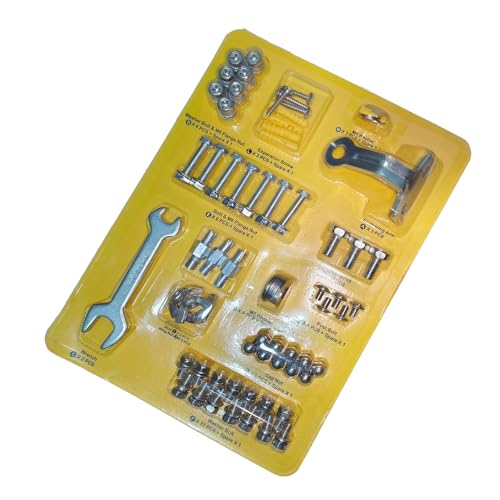 Außenterrassenheizungs Bolt Set Ersatz Hardware Set Für Quadratische Glasrohrmutter Flügel Metall Masse Außenterrassenheizungs Bolt Set Ersatz Hardware Set Für Quadratische Glasrohrmutter Flügel Metall Masse von ZEPFJHE