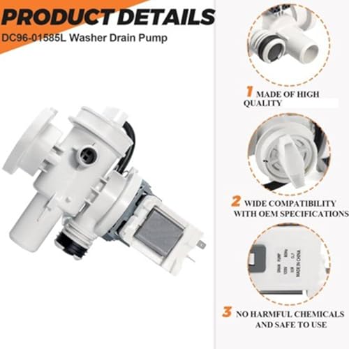 DC97-20621A Waschmaschine Pumpen Effiziente Waschmaschine Ablaufpumpen Montage Ersatz Zubehör Haushaltsgerät Teile Waschmaschine Wasser DC97-20621A Waschmaschine Pumpen Effiziente Waschmaschine Ablaufpumpen Montage Ersatz Zubehör Haushaltsgerät Teile Waschmaschine Wasser von ZEPFJHE