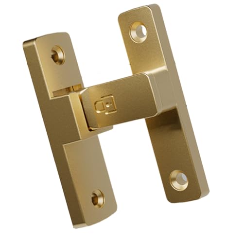Easy Installion Designs 90-Grad-Türriegel für zusätzliche Privatsphäre in Hotelbürobedarf und Garagen, rostfreie Türriegel von ZEPFJHE