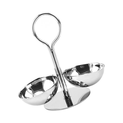 Edelstahl Multi Layer Snacks Serving Bowl Camping Bereit Freien Stehen Für Partys Camping Und Haushaltsbuffets Für Mehrzweckbuffets Vorspeise Tablett von ZEPFJHE
