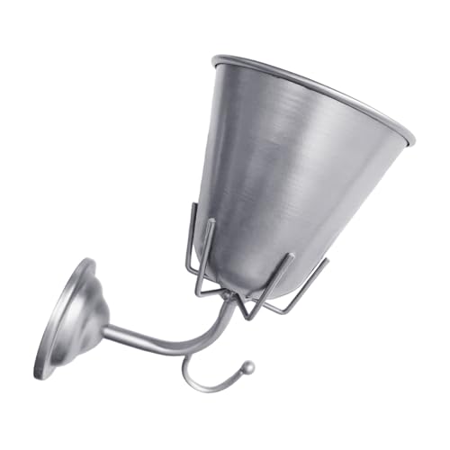 ZEPFJHE Elegante Silberne Wandvase Für Blumen Und Organisation Victoria Design Für Küchenbadezimmer Oder Raumsparsparende Wanddekore ZEPFJHE Elegante Silberne Wandvase Für Blumen Und Organisation Victoria Design Für Küchenbadezimmer Oder Raumsparsparende Wanddekore von ZEPFJHE