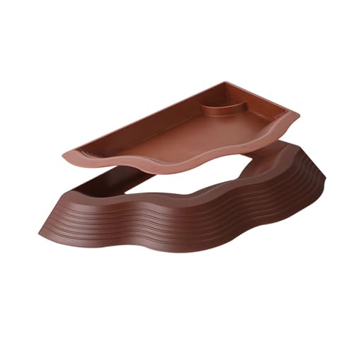 Großer abnehmbarer Wassernapf für Reptilien, Amphibien, vielseitig verwendbar, geteilte Struktur, Futterspender, ABS, Reptilien, Lebensraum Großer abnehmbarer Wassernapf für Reptilien, Amphibien, vielseitig verwendbar, geteilte Struktur, Futterspender, ABS, Reptilien, Lebensraum von ZEPFJHE