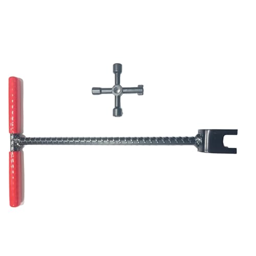 Hochfester T-Griffschlüssel aus legiertem Stahl für Sanitär, Autoreparatur und industrielle Wartung, Mehrzweck-Handwerkzeug, Mehrzweck-T-Griffschlüssel von ZEPFJHE