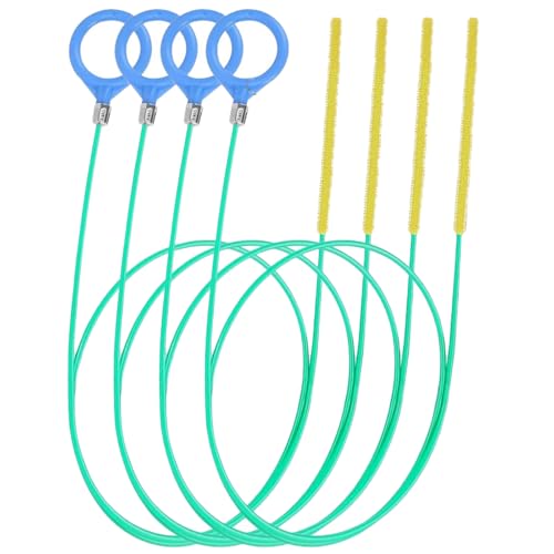 Hochleistungs Abflussreiniger Spiralen 4 Pack Flexible Clog Entfernung Werkzeug Für Waschbecken Rohrrohrreinigungsstangen Für Den Haushaltsabflussreiniger von ZEPFJHE