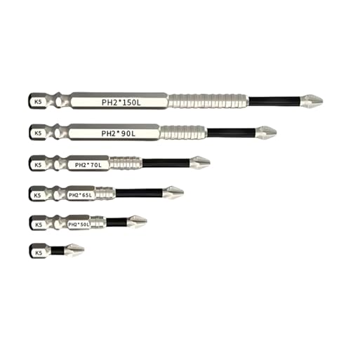 Hochleistungshoch Magnet Griffschraubendreher Bohrer Bit 6PCS Antislip Design Geeignet Für Elektrische Handbuch Treiber Treiberzubehör Hochleistungshoch Magnet Griffschraubendreher Bohrer Bit 6PCS Antislip Design Geeignet Für Elektrische Handbuch Treiber Treiberzubehör von ZEPFJHE