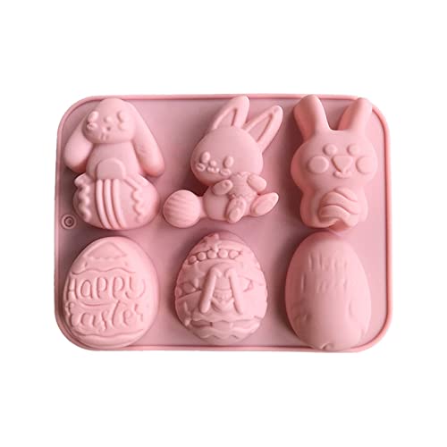 Kleine 3D-Oster-Hasen-Eier, Silikonform, Zucker, Cupcakes, Schokolade, Backform, Fondant, Kuchen, Dekorationswerkzeuge Kleine 3D-Oster-Hasen-Eier, Silikonform, Zucker, Cupcakes, Schokolade, Backform, Fondant, Kuchen, Dekorationswerkzeuge von ZEPFJHE