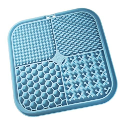 Lebensmittelechtes Silikon, langsames Füttern, Leckmatten für Haustiere, rutschfeste Saugbasis, einfache Reinigung, Design, Verdauungshilfe, strukturierte Haustierfutter-Spendermatten Lebensmittelechtes Silikon, langsames Füttern, Leckmatten für Haustiere, rutschfeste Saugbasis, einfache Reinigung, Design, Verdauungshilfe, strukturierte Haustierfutter-Spendermatten von ZEPFJHE