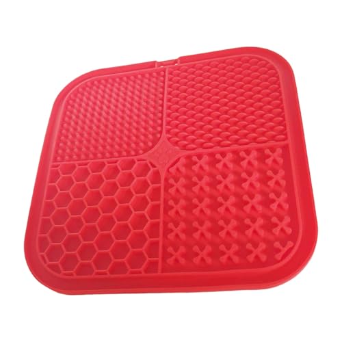Lebensmittelechtes Silikon, langsames Füttern, Leckmatten für Haustiere, rutschfeste Saugbasis, einfache Reinigung, Design, Verdauungshilfe, strukturierte Haustierfutter-Spendermatten Lebensmittelechtes Silikon, langsames Füttern, Leckmatten für Haustiere, rutschfeste Saugbasis, einfache Reinigung, Design, Verdauungshilfe, strukturierte Haustierfutter-Spendermatten von ZEPFJHE