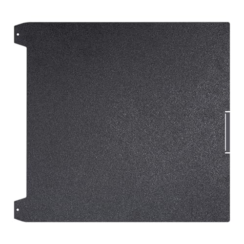 Mattierte Bauplatte, hervorragende Haftung, hohe Ebenheit, hohe Festigkeit, Federstahlblech für Drucker, 370 x 370 mm, Federstahlblech von ZEPFJHE