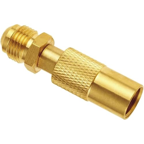Messing 3/8 Zoll Außengewinde, Propan-Adapter, Umwandlungsschlauch für Tisch-Campings, Herd, sichere Verbindung, Camping, Propane, Schlauchverschraubung, gerades Design von ZEPFJHE