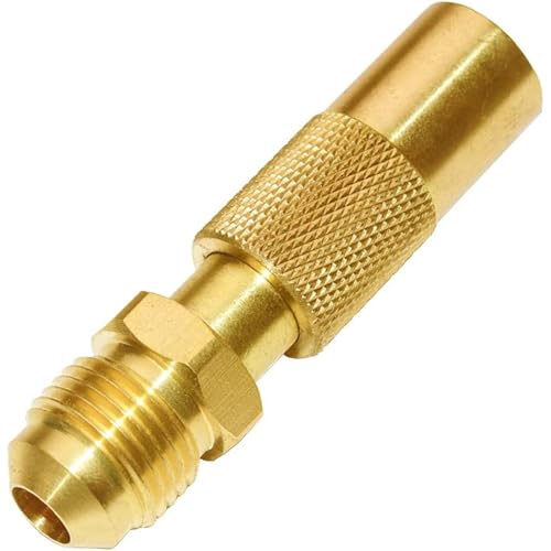 Messing 3/8 Zoll Außengewinde Propanes Adapter Umwandlungsschlauch für Tisch-Camping-Kocher sichere Verbindung Propan-Umwandlungsschlauchverschraubung von ZEPFJHE