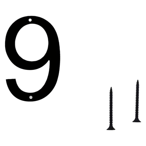 Moderne schwebende Hausnummern, Metall, rostfrei, für Zuhause, Adresse, Briefkasten, Zahlen-Set, schwarz, Hausadresse/Plaketten Moderne schwebende Hausnummern, Metall, rostfrei, für Zuhause, Adresse, Briefkasten, Zahlen-Set, schwarz, Hausadresse/Plaketten von ZEPFJHE