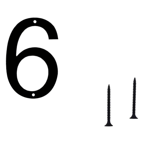 Moderne schwebende Hausnummern, Metall, rostfrei, für Zuhause, Adresse, Briefkasten, Zahlen-Set, schwarz, Hausadresse/Plaketten Moderne schwebende Hausnummern, Metall, rostfrei, für Zuhause, Adresse, Briefkasten, Zahlen-Set, schwarz, Hausadresse/Plaketten von ZEPFJHE