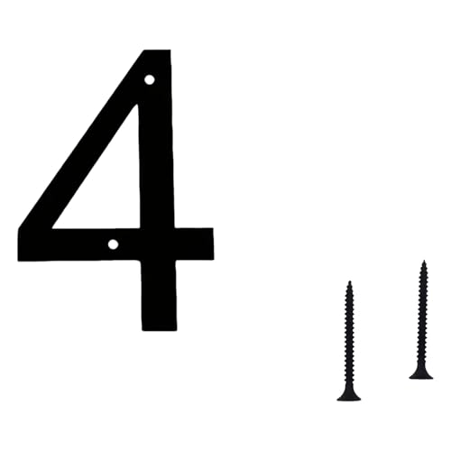 Moderne schwebende Hausnummern, Metall, rostfrei, für Zuhause, Adresse, Briefkasten, Zahlen-Set, schwarz, Hausadresse/Plaketten Moderne schwebende Hausnummern, Metall, rostfrei, für Zuhause, Adresse, Briefkasten, Zahlen-Set, schwarz, Hausadresse/Plaketten von ZEPFJHE