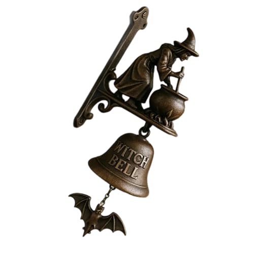 Mystische Hexeneingangsgänge Handgefertigte Harze Skulptur Wetterfeste Metallzubehör Für Türdekoration Vintage Hexen Tür Ornamente von ZEPFJHE
