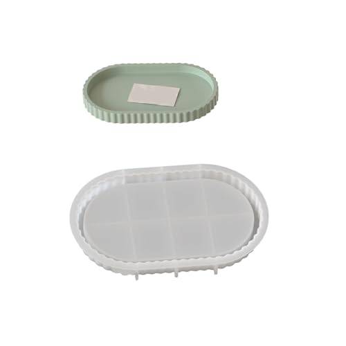 Ovale Platte Coasters Dekoration Form Praktische Epoxid Silikonplattenform Zur Herstellung Einzigartiger Ovaler Tabletts Und Coasters Silikonharzform Ovale Platte Coasters Dekoration Form Praktische Epoxid Silikonplattenform Zur Herstellung Einzigartiger Ovaler Tabletts Und Coasters Silikonharzform von ZEPFJHE