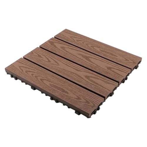Realistische Holzmaserung, Bodenbelag, schwere Ausführung, 500 kg Tragfähigkeit, schnelle Montage, Terrassen, Terrassenfliesen Realistische Holzmaserung, Bodenbelag, schwere Ausführung, 500 kg Tragfähigkeit, schnelle Montage, Terrassen, Terrassenfliesen von ZEPFJHE