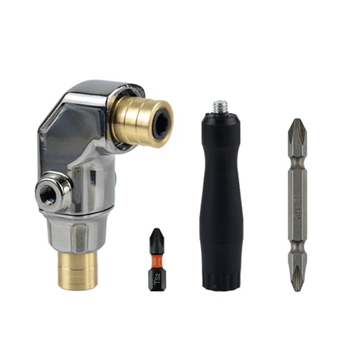 Rechtwinkliger Bohrer-Adapter, flexibler rechter Winkel, Bohrer-Adapter, Verlängerungs-Bit für präzise Platzierung in Ecken, flexibles Bit-Set Rechtwinkliger Bohrer-Adapter, flexibler rechter Winkel, Bohrer-Adapter, Verlängerungs-Bit für präzise Platzierung in Ecken, flexibles Bit-Set von ZEPFJHE