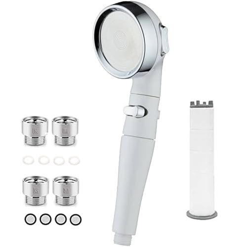 Robuster ABS-Handbrause mit einstellbarem Wasserdruck und mehreren Sprühern für Badezimmer, bequemer Badezimmer-Ersatz von ZEPFJHE