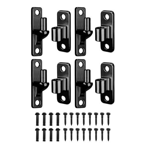 Robuster Edelstahl Torscharniere 4 Packung Praktisch Accessoire Zaun Stabilität Für Bauernhöfe Und Garten Holzzaun Verwenden Edelstahlscharniere von ZEPFJHE