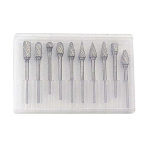 Set Von 10 Legierungsstählen Mahlen Doppelschneider Rotary Burrs Mühle Für Präzise Metall Und Holzbearbeitungsaufgaben Effizienter Schnittburr Set Von 10 Legierungsstählen Mahlen Doppelschneider Rotary Burrs Mühle Für Präzise Metall Und Holzbearbeitungsaufgaben Effizienter Schnittburr von ZEPFJHE