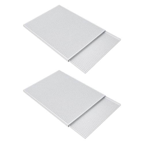 Set Von 2 Anodisierten Aluminium Backblech 35x25 Cm Nicht Stick Keksblech Robuste Bratpfanne Für Gebäck Croissants Proof Aluminium Backschale Set von ZEPFJHE