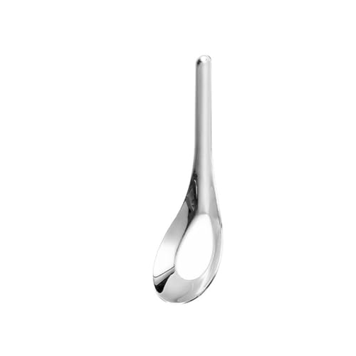Set mit 6 eleganten Suppenlöffeln, 304 Edelstahl, Esslöffel, geeignet für Familienessen und Versammlungen, Küche, Esslöffel von ZEPFJHE