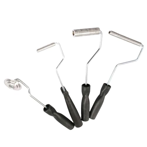 Stabile Fiberglas-Laminierrollen, Blasenentferner zum Nivellieren von Harzbeschichtungen und zur Verbesserung von Glasfaserprojekten, 4 Stück von ZEPFJHE