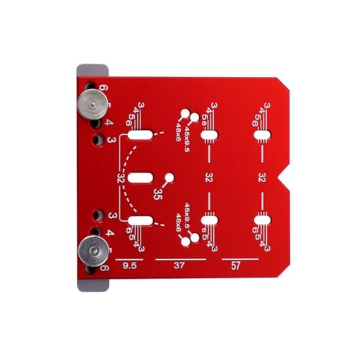 Tragbares 35 mm rotes Scharnier-Positionierungslehre, verstellbarer Rand, Schranktür-Schablone, Werkzeug für präzise Installation, Aluminium-Locator-Kit Tragbares 35 mm rotes Scharnier-Positionierungslehre, verstellbarer Rand, Schranktür-Schablone, Werkzeug für präzise Installation, Aluminium-Locator-Kit von ZEPFJHE