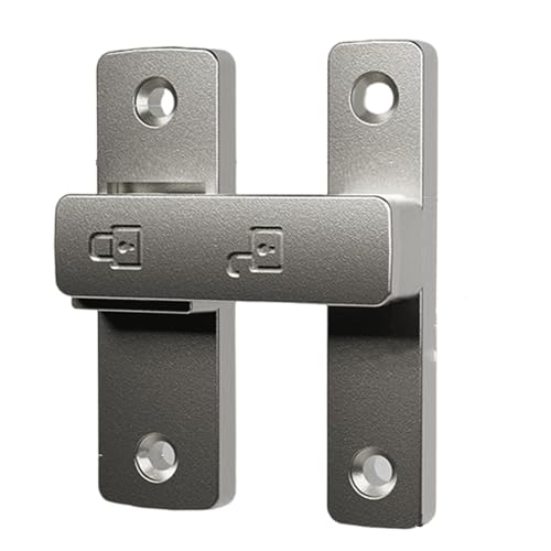 Tragbares Design, um 180 Grad umklappbare Riegel für sicheren Platz wie Badezimmer und Schlafzimmer, täglicher Gebrauch, Zinklegierung, Türriegel Tragbares Design, um 180 Grad umklappbare Riegel für sicheren Platz wie Badezimmer und Schlafzimmer, täglicher Gebrauch, Zinklegierung, Türriegel von ZEPFJHE