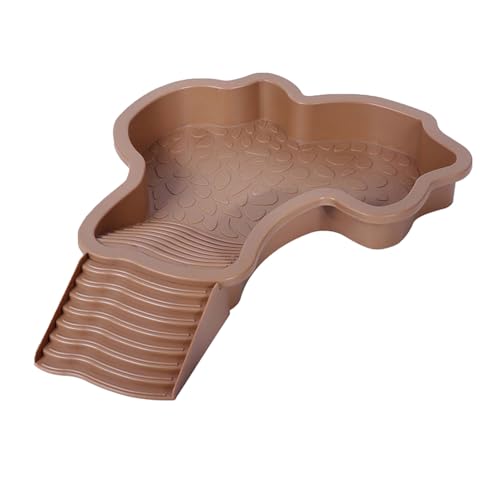 Turtles Habitat Schüssel mit ergonomischen Stufen, 4,3 cm Tiefe für den Innen- und Außenbereich, montiert/zerlegt, Reptilien ruhen Turtles Habitat Schüssel mit ergonomischen Stufen, 4,3 cm Tiefe für den Innen- und Außenbereich, montiert/zerlegt, Reptilien ruhen von ZEPFJHE