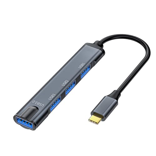 TypeC auf USB 3.0 2.0 Verlängerungsadapter Multiport für gleichzeitige Geräteverbindung für Zuhause und Büro von ZEPFJHE
