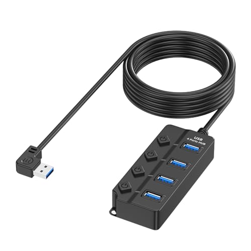 USB-2.0-Adapter, 4 Steckplätze mit separaten Netzschaltern, mehrere Anschlüsse für effizientes Datenmanagement-Splitter USB-2.0-Adapter, 4 Steckplätze mit separaten Netzschaltern, mehrere Anschlüsse für effizientes Datenmanagement-Splitter von ZEPFJHE