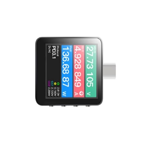 USB PD3.1 Spannungsstromentester Mit 48 V Bereichen Und LCD Display Für Powerz Für Hochladebeständige Szenarien USB Strom Tester von ZEPFJHE
