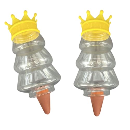 ZEPFJHE 2pcs Pflanzenwässerungskugeln Herzform Wässerungsbirnengeräte Pflanzenlampen Zimmerpflanzen Globes Dripter Innen/Outdoor Automatische Lösung von ZEPFJHE
