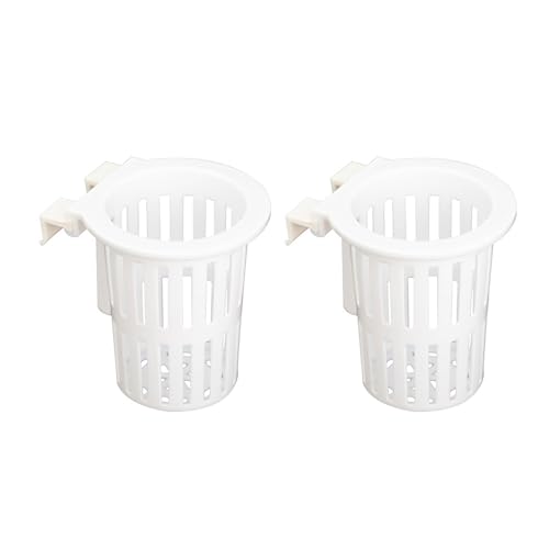 ZEPFJHE 2pieces Aquarien Pflanzer Unterstützung Korb Fischtank Pflanzerhalter Kultivierende Rack Hydroponic Plant Decors von ZEPFJHE