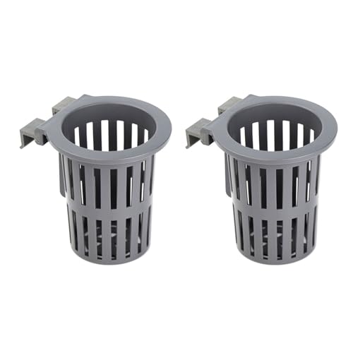 ZEPFJHE 2pieces Aquarien Pflanzer Unterstützung Korb Fischtank Pflanzerhalter Kultivierende Rack Hydroponic Plant Decors von ZEPFJHE