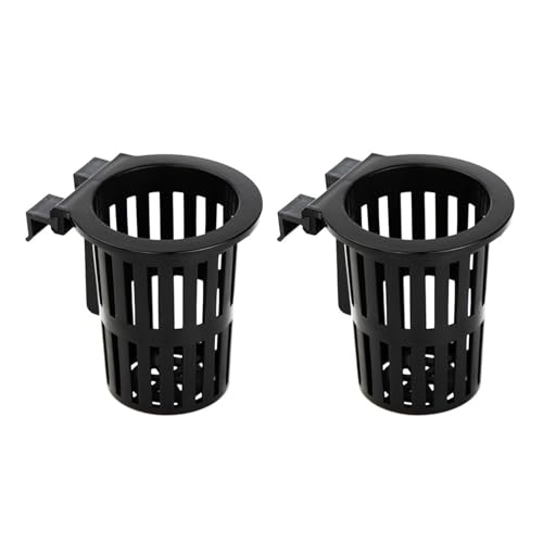 ZEPFJHE 2pieces Aquarien Pflanzer Unterstützung Korb Fischtank Pflanzerhalter Kultivierende Rack Hydroponic Plant Decors von ZEPFJHE