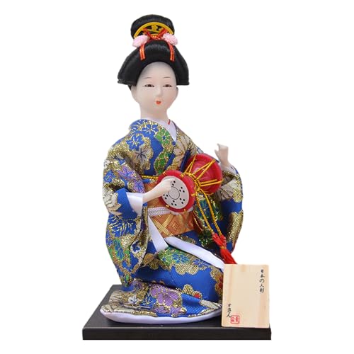 ZEPFJHE 30,5 cm Kimono-Spielzeugfigur, Schreibtisch-Ornament, für einen Hauch japanischer Dekoration in jedem Raum oder Restaurant, kulturelle Kunsthandwerk von ZEPFJHE