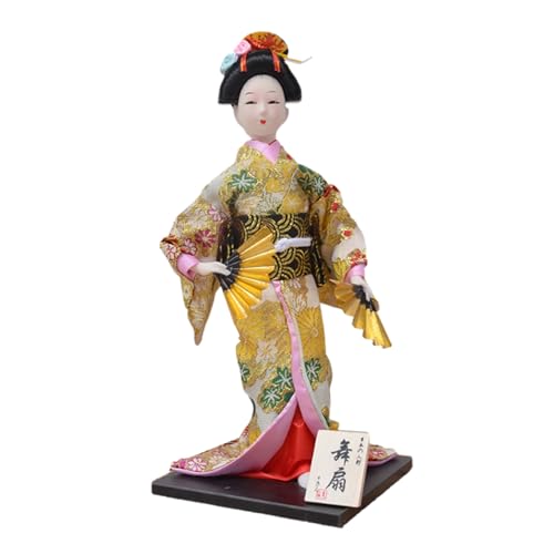 ZEPFJHE 30,5 cm Kimono-Spielzeugfigur, Schreibtisch-Ornament, für einen Hauch japanischer Dekoration in jedem Raum oder Restaurant, kulturelle Kunsthandwerk von ZEPFJHE