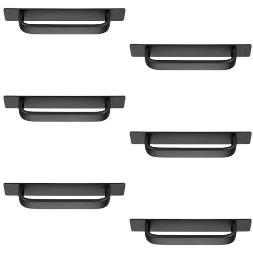 ZEPFJHE 6pcs Moderne Schrankgriffe 147 Mm Breite Easy Grip Starke Klebstoffschrankgriffe Einfache Installationen Für Küchenmöbel Hochlose Küchenschublade Pulls ZEPFJHE 6pcs Moderne Schrankgriffe 147 Mm Breite Easy Grip Starke Klebstoffschrankgriffe Einfache Installationen Für Küchenmöbel Hochlose Küchenschublade Pulls von ZEPFJHE
