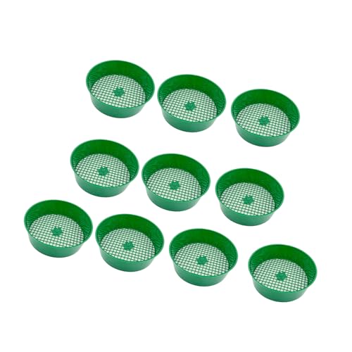 ZEPFJHE Bodensieb Set 5/10 Stück Siebsieb für Gärten, Balkone und Gewächshäuser, einfach zu reinigen und zu verwenden, Kompost Bodenfilter ZEPFJHE Bodensieb Set 5/10 Stück Siebsieb für Gärten, Balkone und Gewächshäuser, einfach zu reinigen und zu verwenden, Kompost Bodenfilter von ZEPFJHE