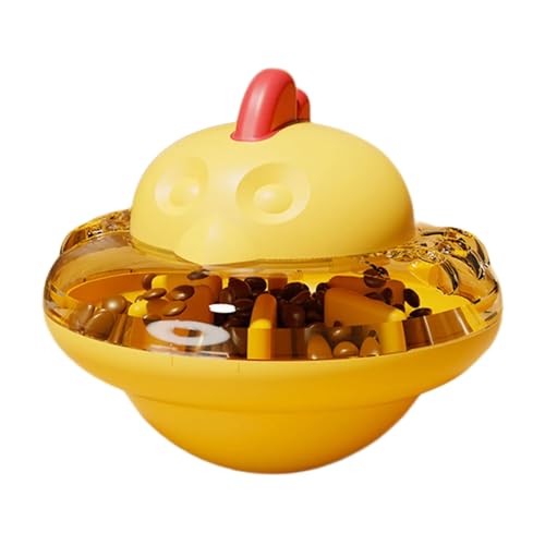 ZEPFJHE Fun Haustier Slow Food Dispenser Ball Fördert Bewegung Und Intelligenz Mit Einstellbarem Loch Katzen Behandeln Puzzlespielzeuggefühle Für Innenhäuser Haustieraktivität von ZEPFJHE