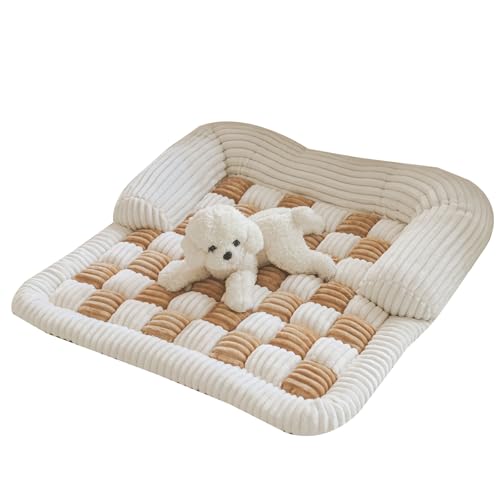 ZEPFJHE Haustierliege mit Eiern, Schaumstoffpolstern, Plüsch-Hunde-Sofa-Matte, leicht zu rutschen, Hundesofa, Schlafkissen, Haustierbett ZEPFJHE Haustierliege mit Eiern, Schaumstoffpolstern, Plüsch-Hunde-Sofa-Matte, leicht zu rutschen, Hundesofa, Schlafkissen, Haustierbett von ZEPFJHE
