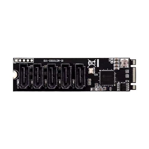 ZEPFJHE Hochgeschwindigkeit M.2 PCIE3.0 Bis 5port SATA3.0 Expansionskarte M.2 NVME Protokoll SATA3.0 Festplattenadapter Für PC Rechenzentrum ZEPFJHE Hochgeschwindigkeit M.2 PCIE3.0 Bis 5port SATA3.0 Expansionskarte M.2 NVME Protokoll SATA3.0 Festplattenadapter Für PC Rechenzentrum von ZEPFJHE