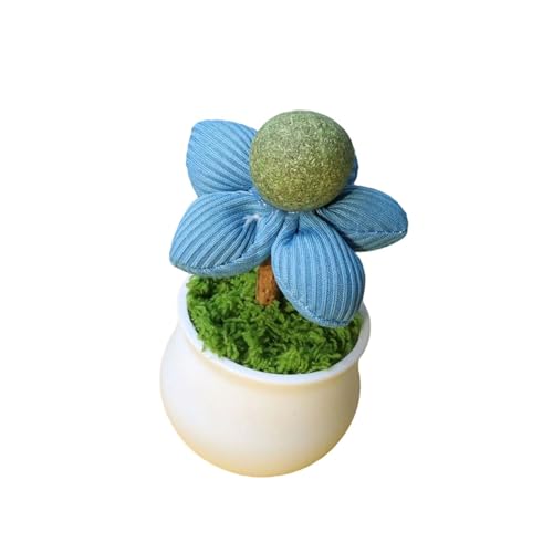 ZEPFJHE Katzenminze Blumentöpfe Spielzeug Katzen Indoor Entertainment und Zahnreinigung mit natürlichem Katzenminze Ball für Kätzchen necken Spaß Interaktion Katzenspielzeug ZEPFJHE Katzenminze Blumentöpfe Spielzeug Katzen Indoor Entertainment und Zahnreinigung mit natürlichem Katzenminze Ball für Kätzchen necken Spaß Interaktion Katzenspielzeug von ZEPFJHE